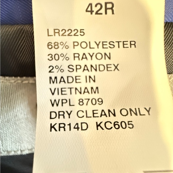 Kenneth Cole REACTION Techni-Cole Men’s Black 2-Button Blazer Jacket 42R - Picture 9 of 10